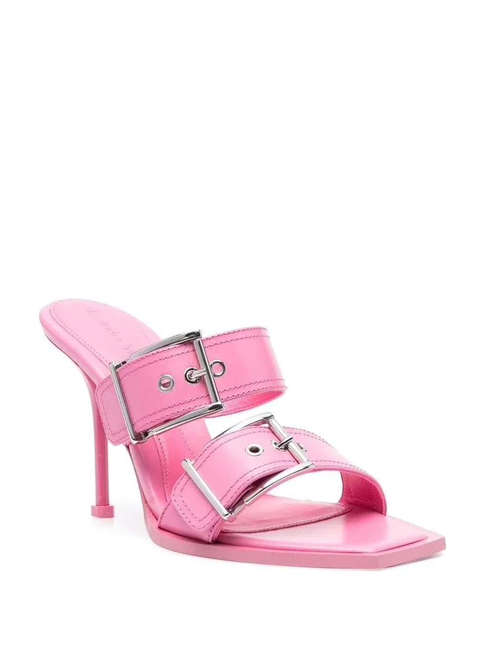 100mm Buckled Leather Sandals