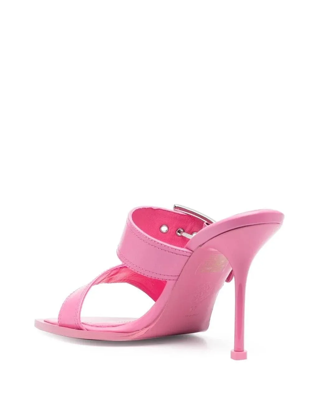 100mm Buckled Leather Sandals