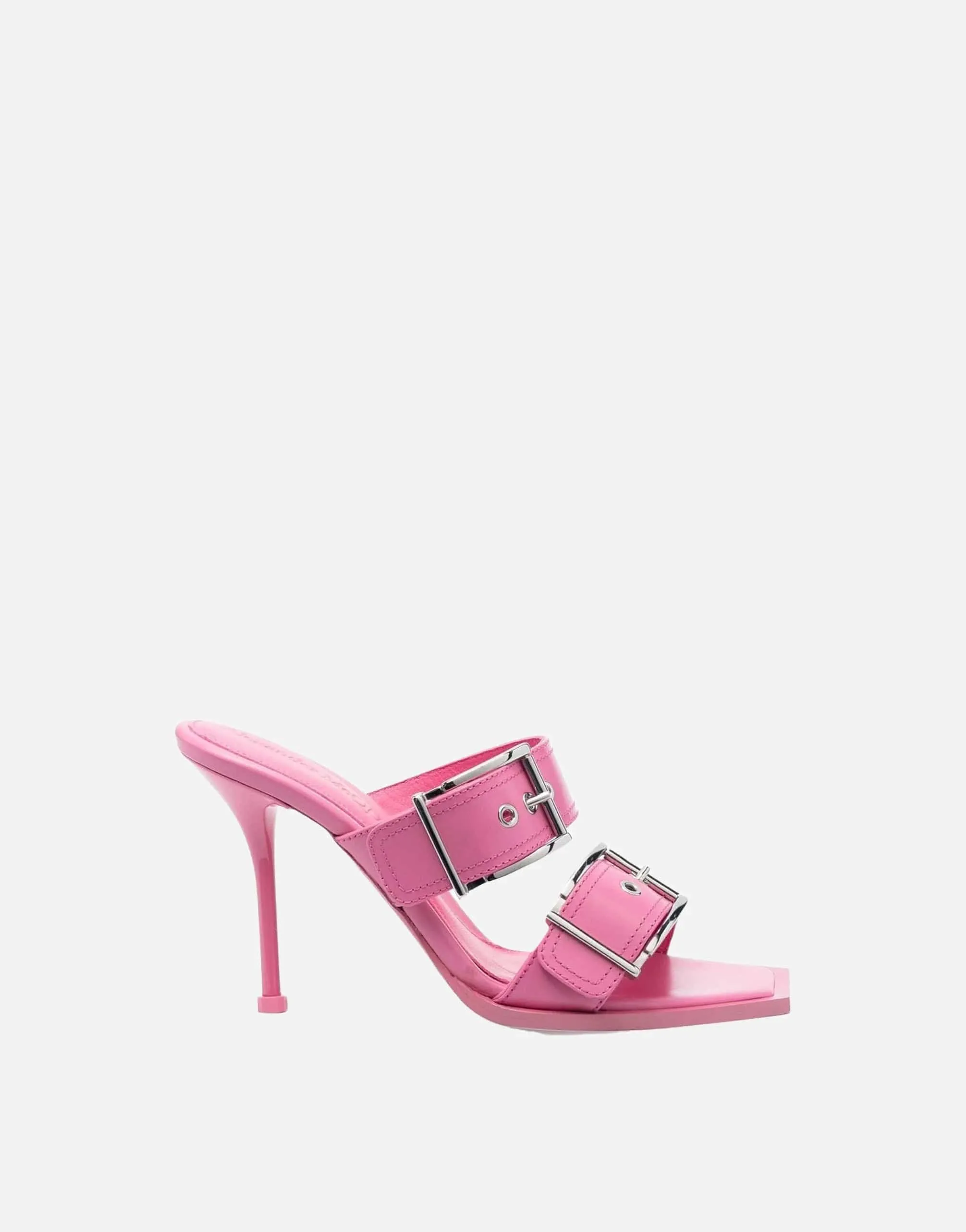 100mm Buckled Leather Sandals