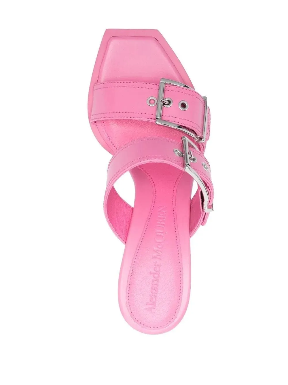 100mm Buckled Leather Sandals
