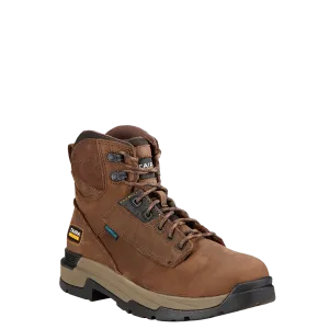 Ariat Men's Brown Mastergrip 6" H2O Waterproof Work Boot 10017421