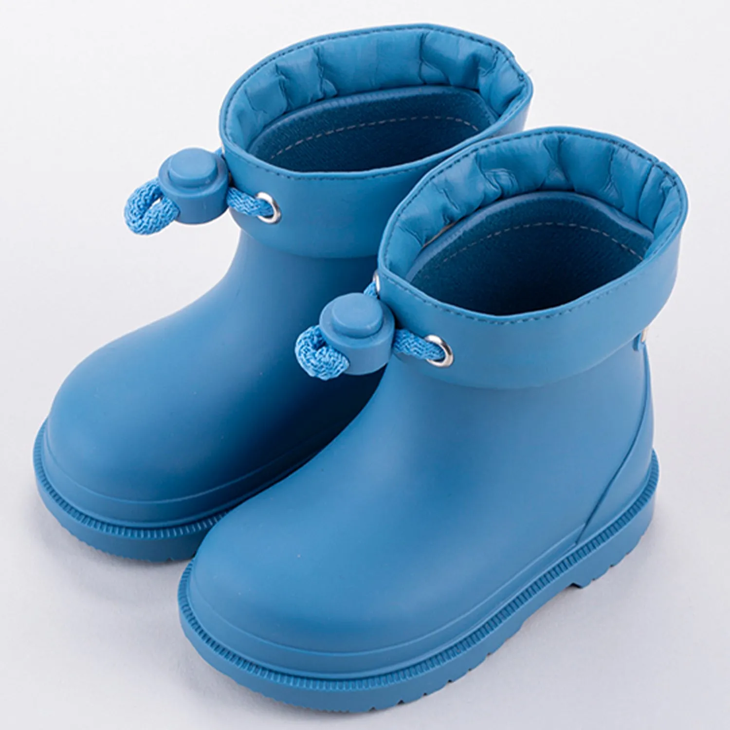 Blue Toggle Wellington Boots