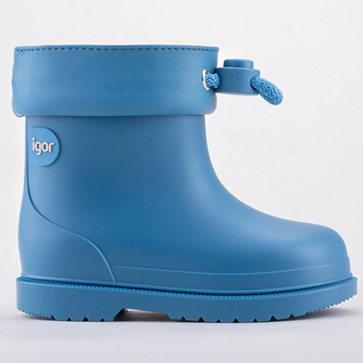 Blue Toggle Wellington Boots