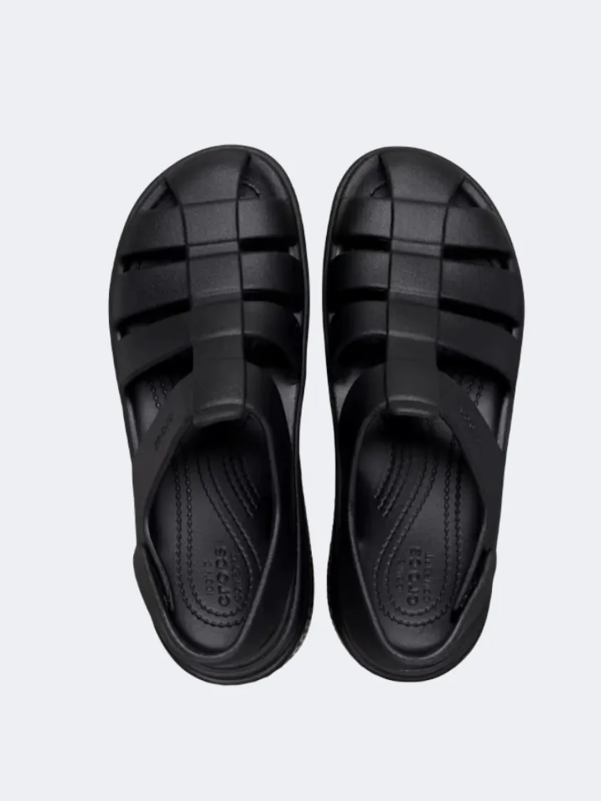 Crocs Stomp Fisherman Unisex Lifestyle Slide Black