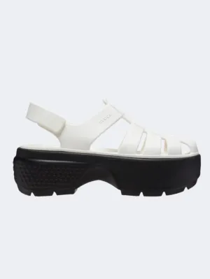 Crocs Stomp Fisherman Unisex Lifestyle Slide Chalk