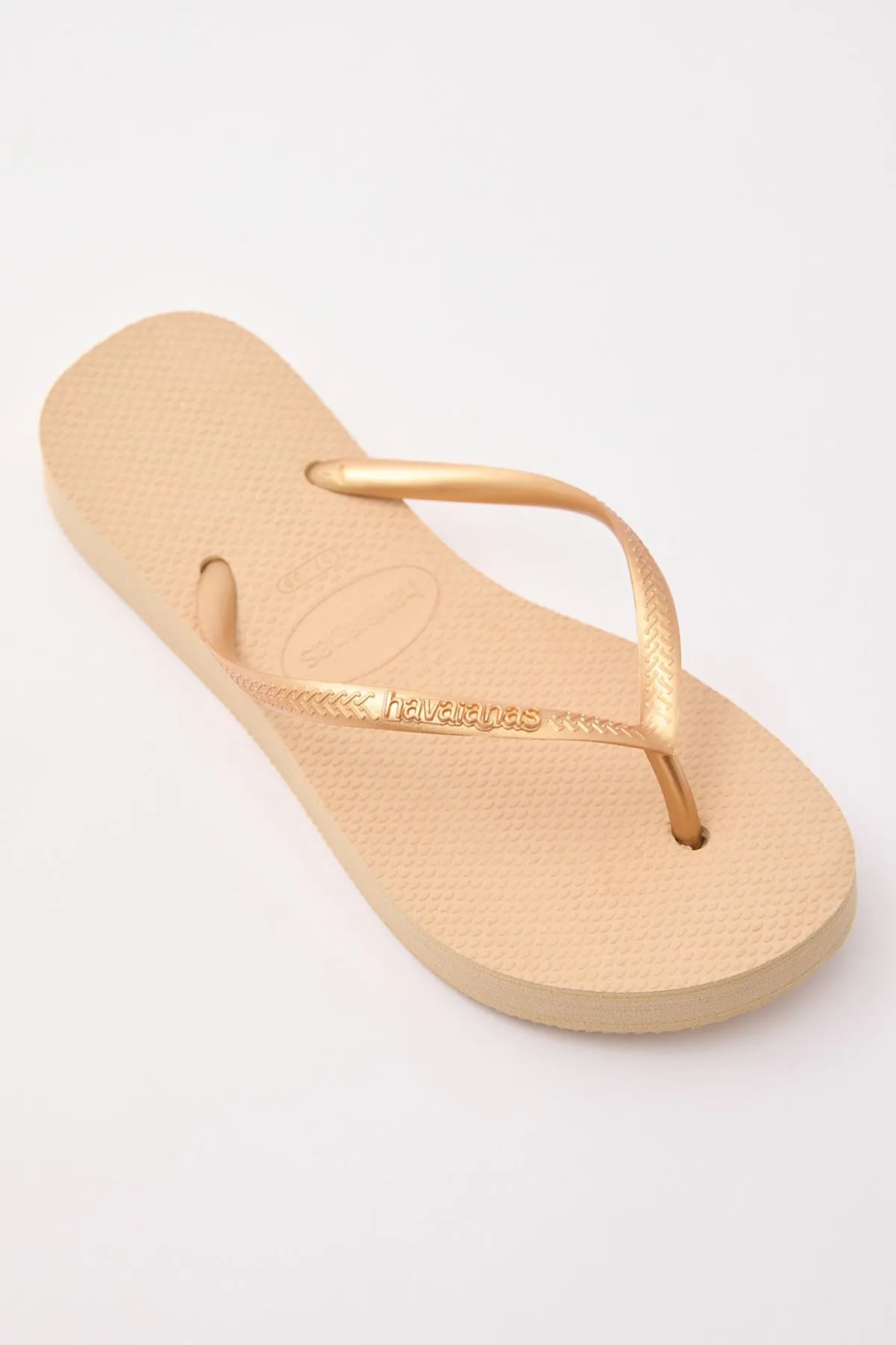 Havaianas Slim Flatform Thong Golden