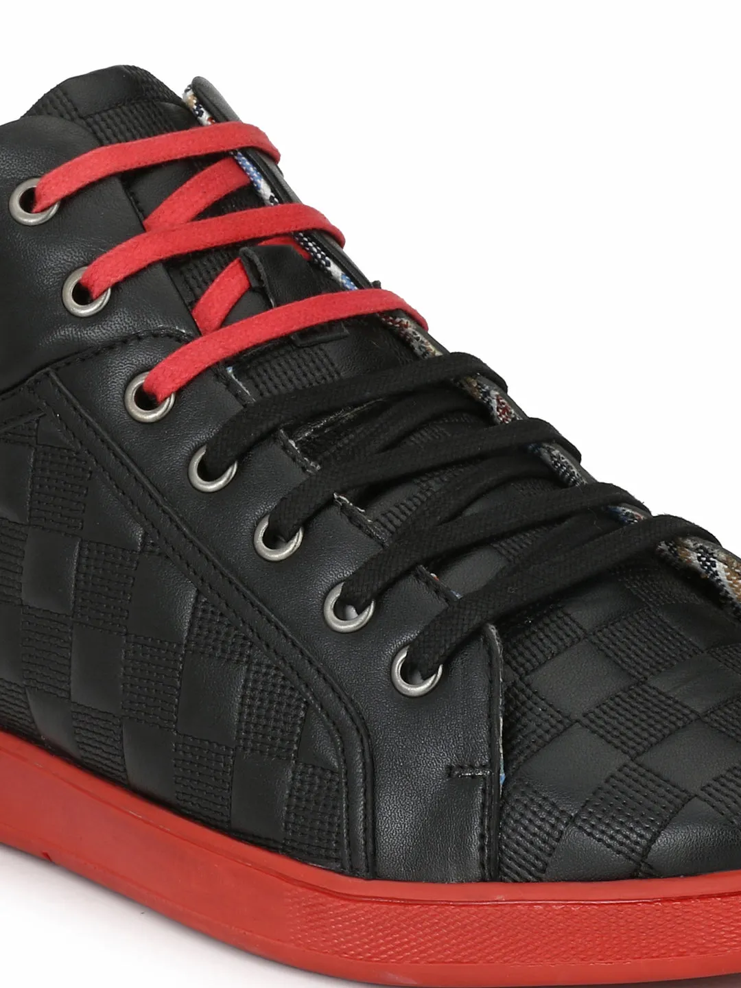 Hitz Black Lace-up Luxure Shoes