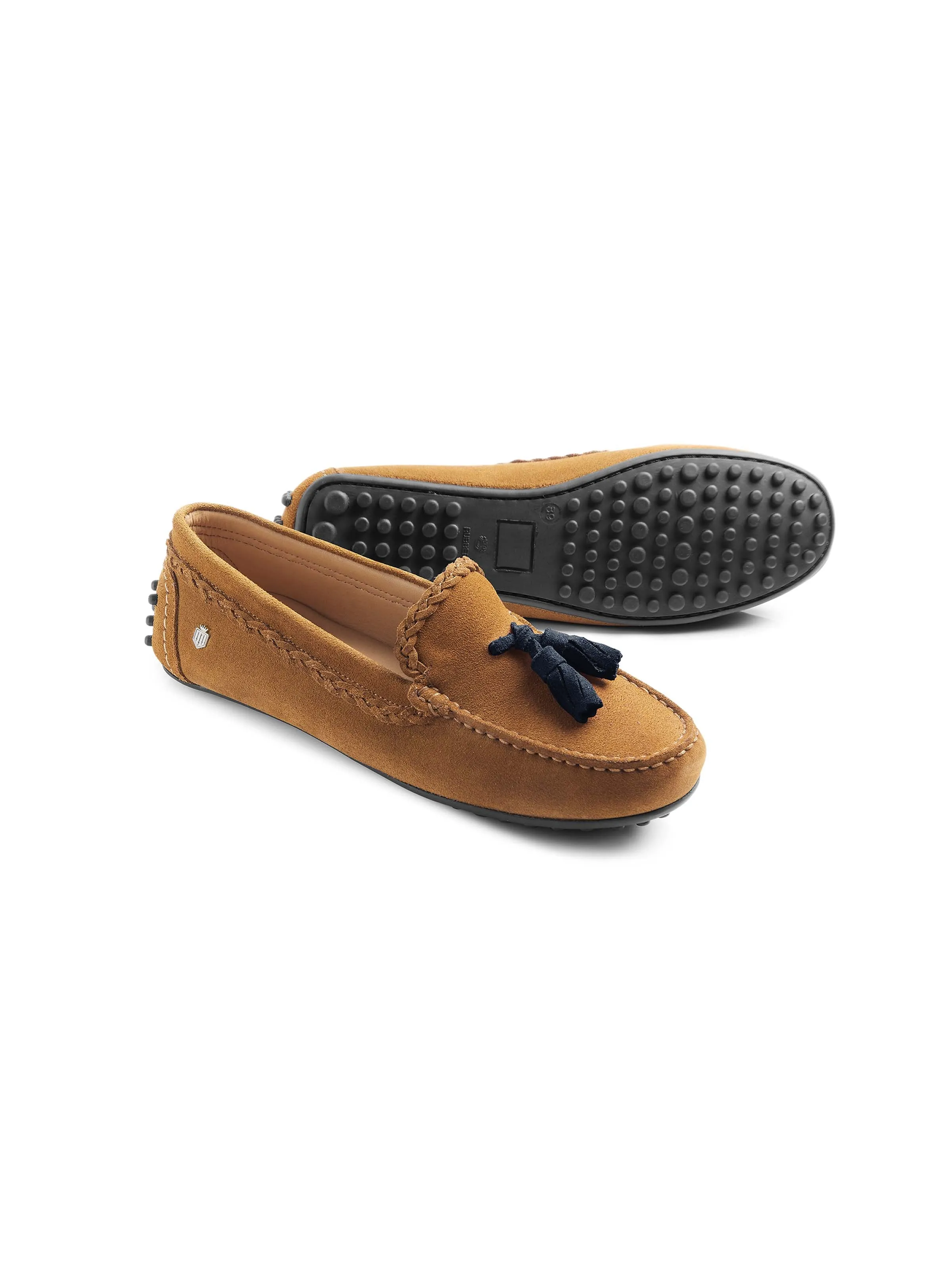 Holt Driver - Tan & Navy