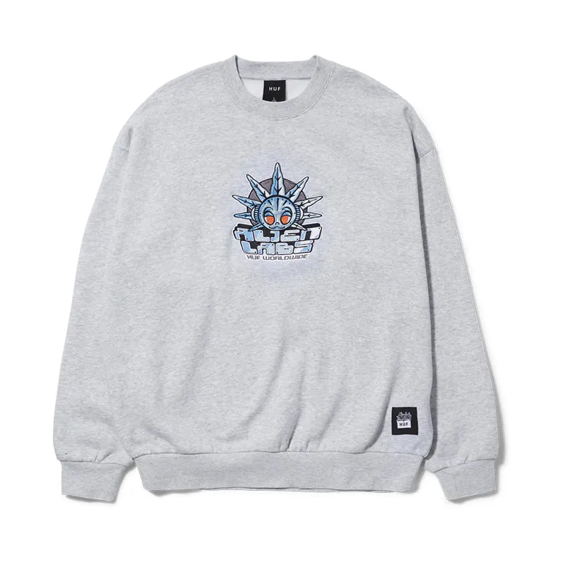 HUF X ALIENLABS STASH CREWNECK