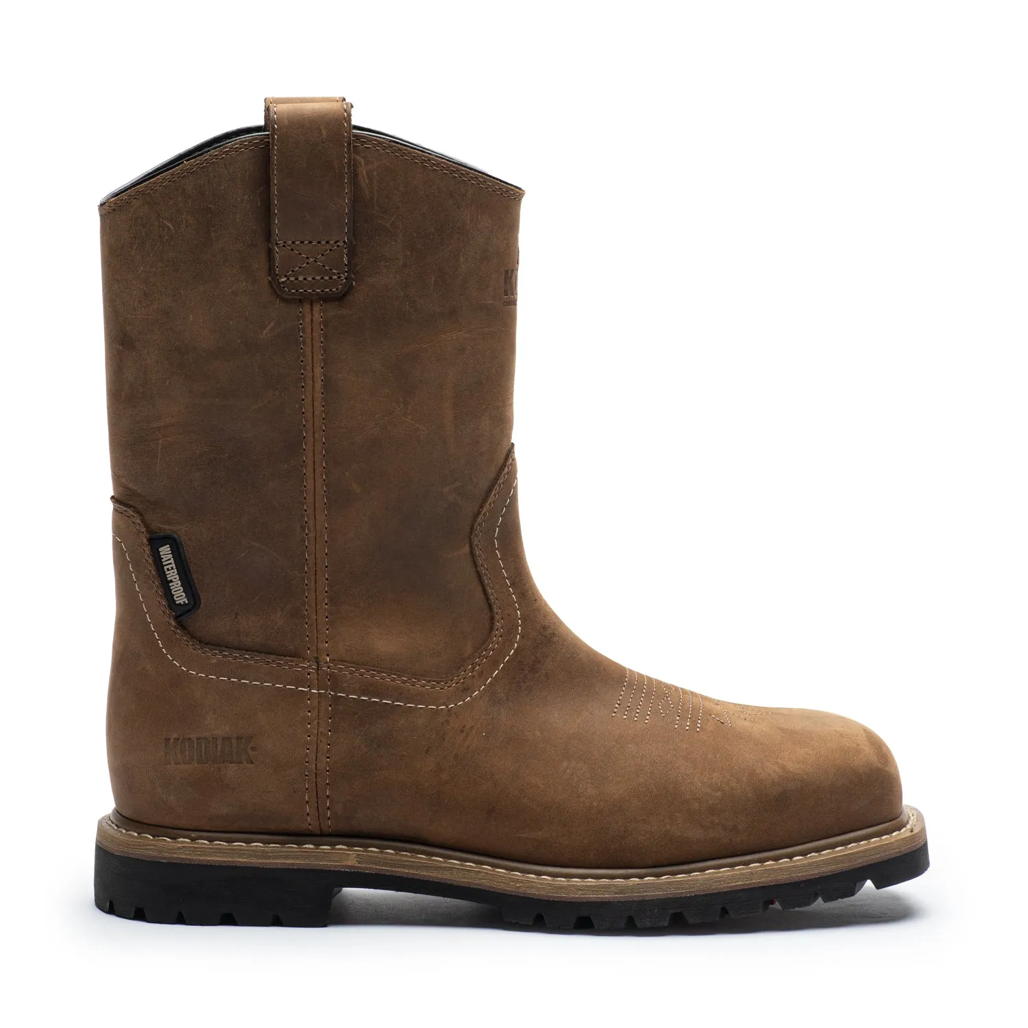 Lundbreck Men's Waterproof 8" Pull-On Work Boots 837CBN