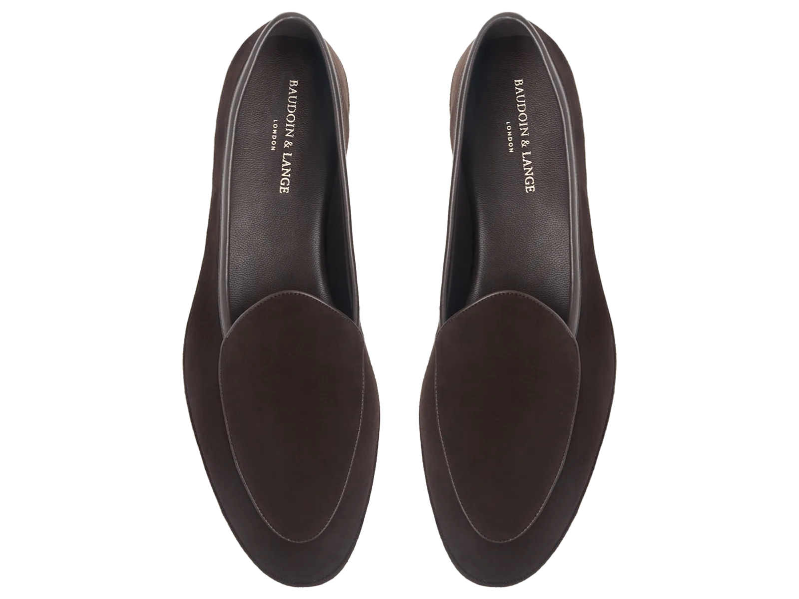 Lune Slippers in Dark Brown Luxe Suede