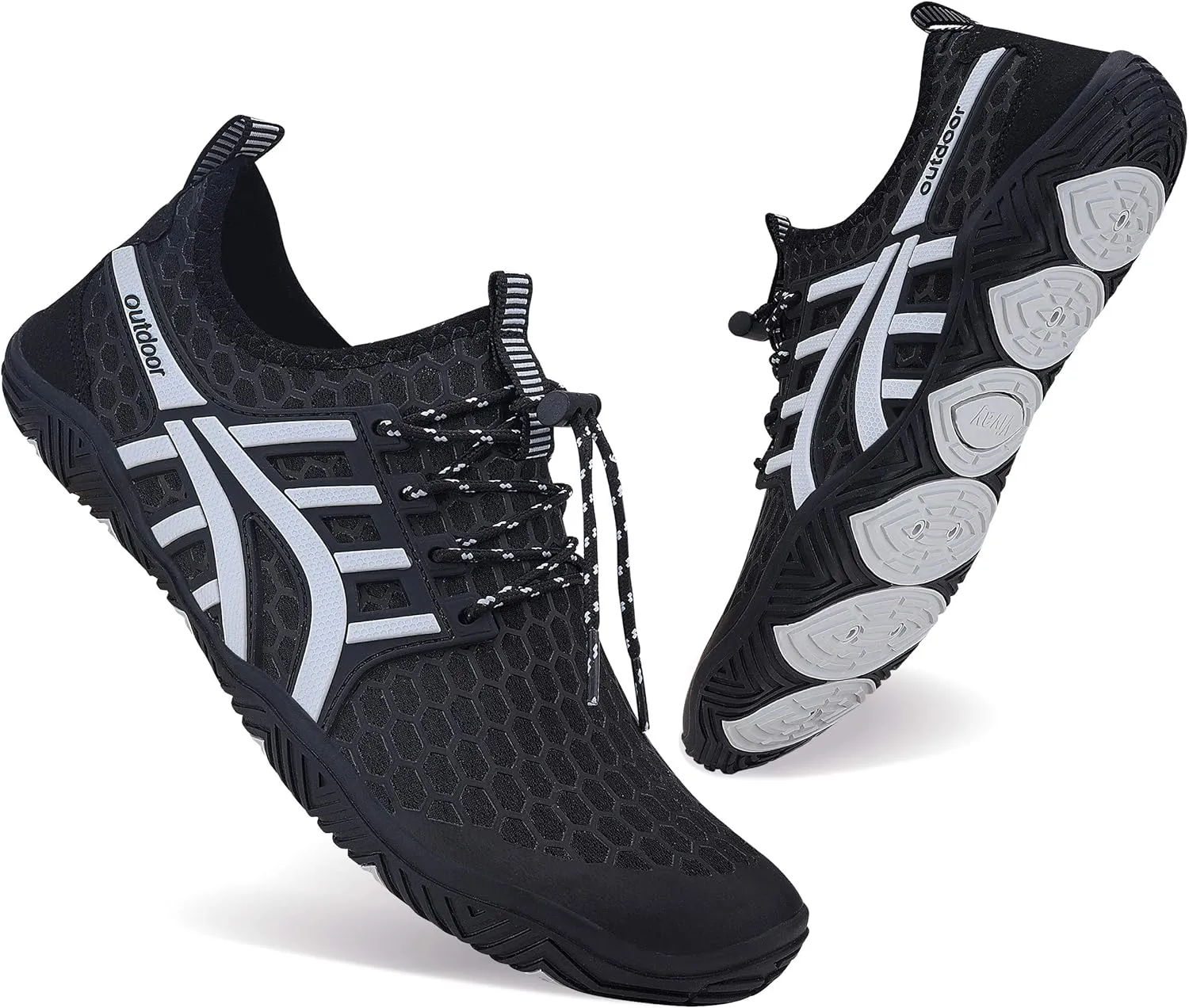 Men Women Water Sports Shoes Slip-on Quick Dry Aqua Swim Shoes for Pool Beach Surf Walking Water Park