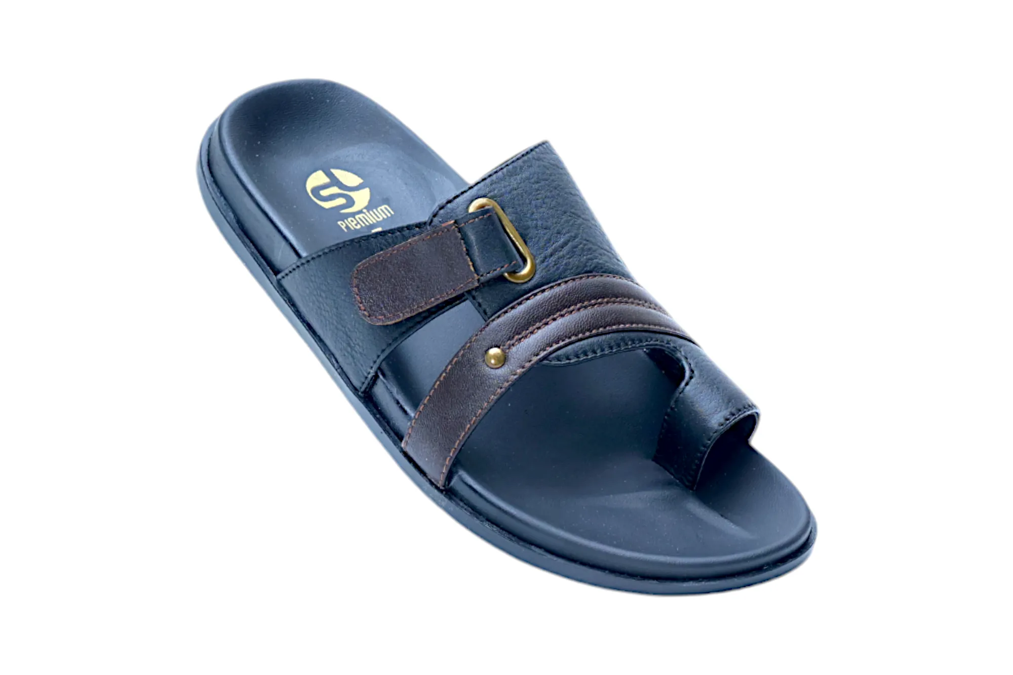 Mens leather chappal 54910