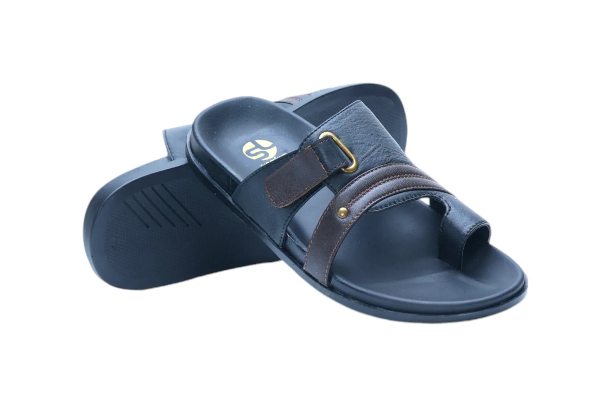 Mens leather chappal 54910