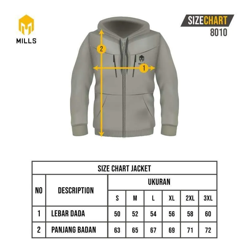 MILLS JACKET THUNDER 2.0 8010 GREY