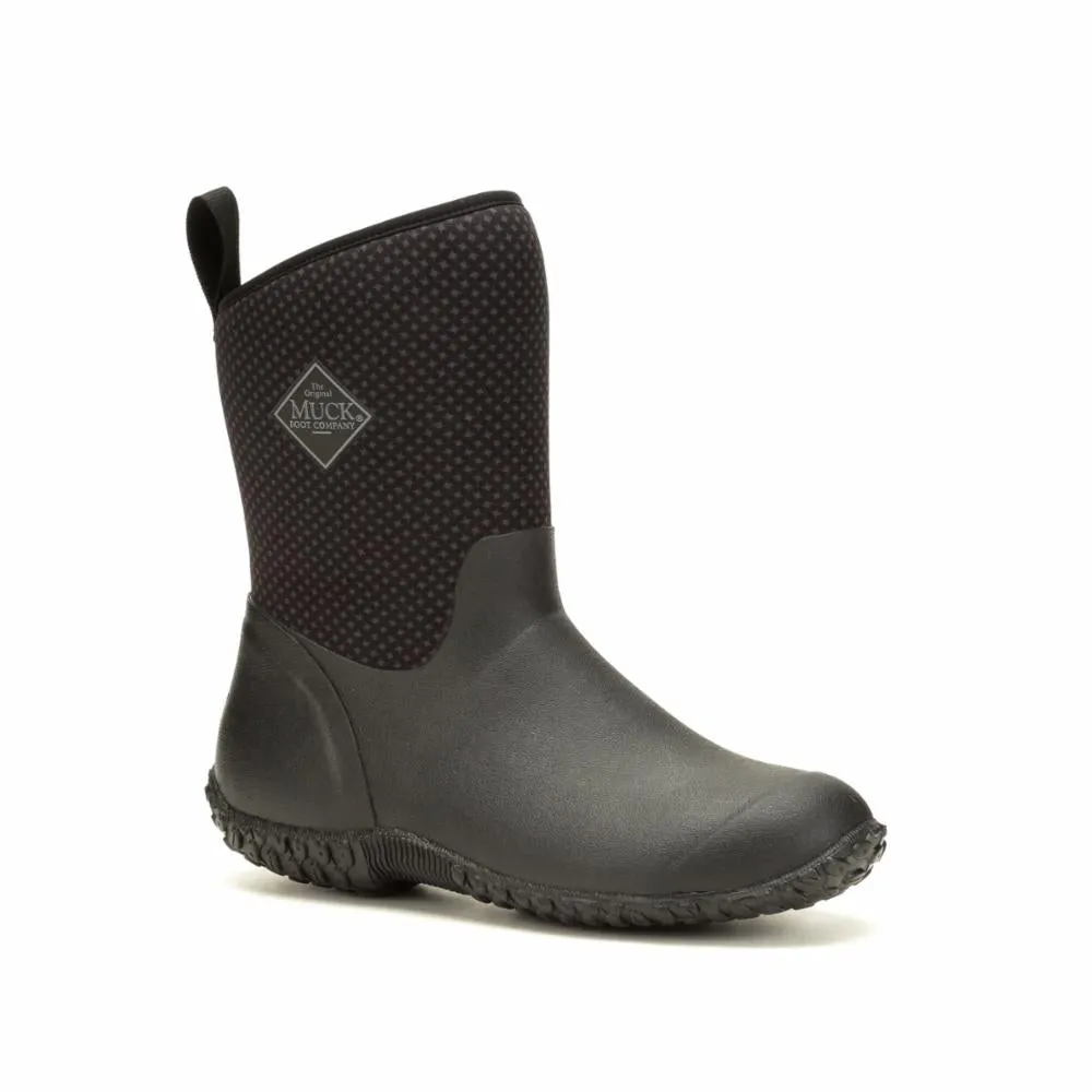 Muck Footwear Women MUCKSTER II MID BLACK/CHARCOAL/ROSE