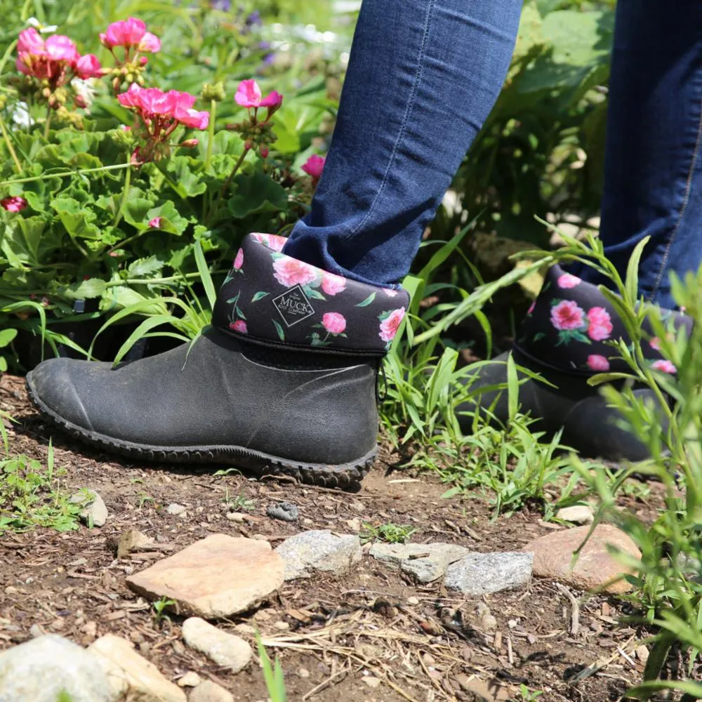 Muck Footwear Women MUCKSTER II MID BLACK/CHARCOAL/ROSE