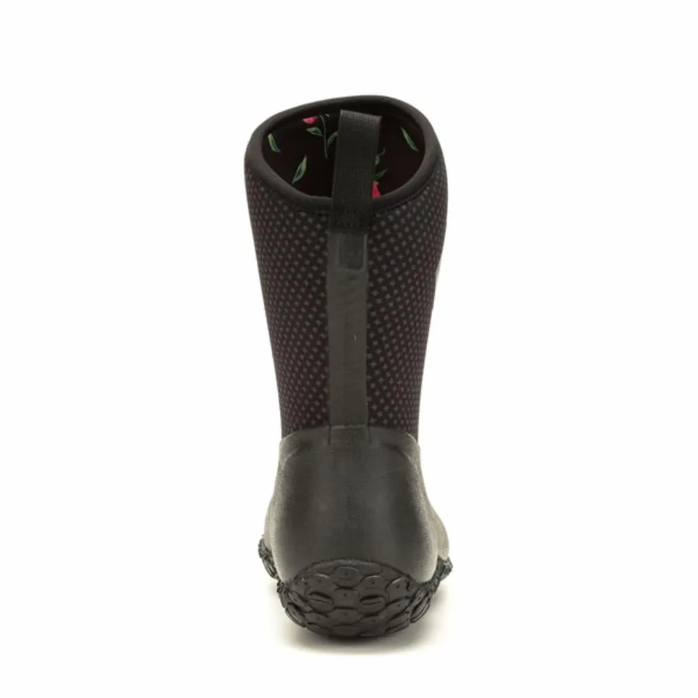 Muck Footwear Women MUCKSTER II MID BLACK/CHARCOAL/ROSE