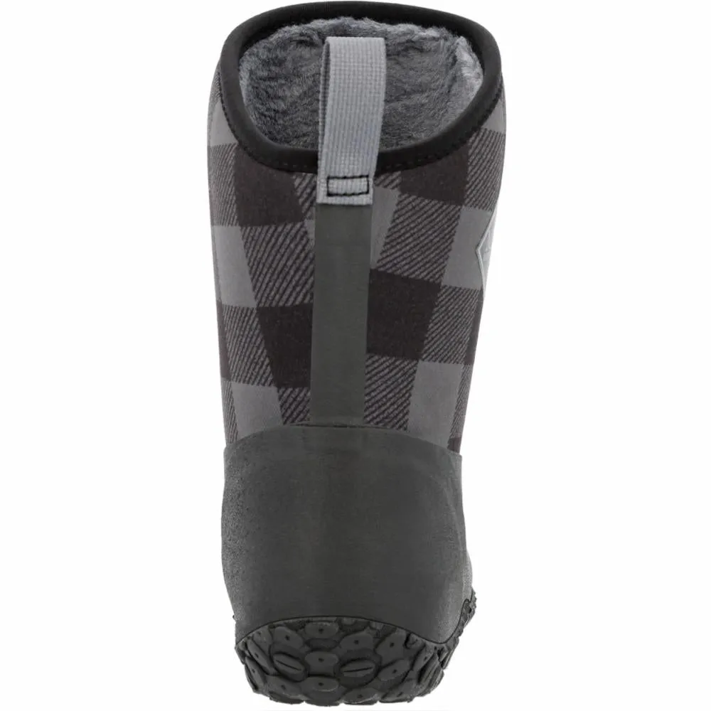 Muck Footwear Women MUCKSTER II MID FLEECE BLACK/GREYPLAID