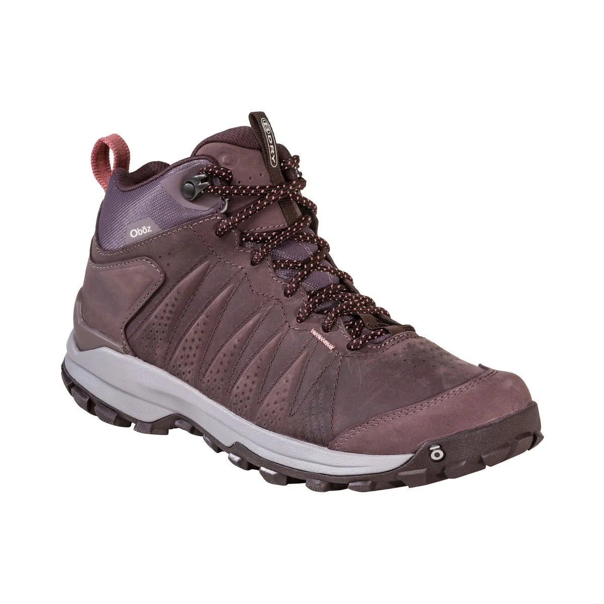 OBOZ SYPES MID LEATHER B-DRY PEPPERCORN - WOMENS