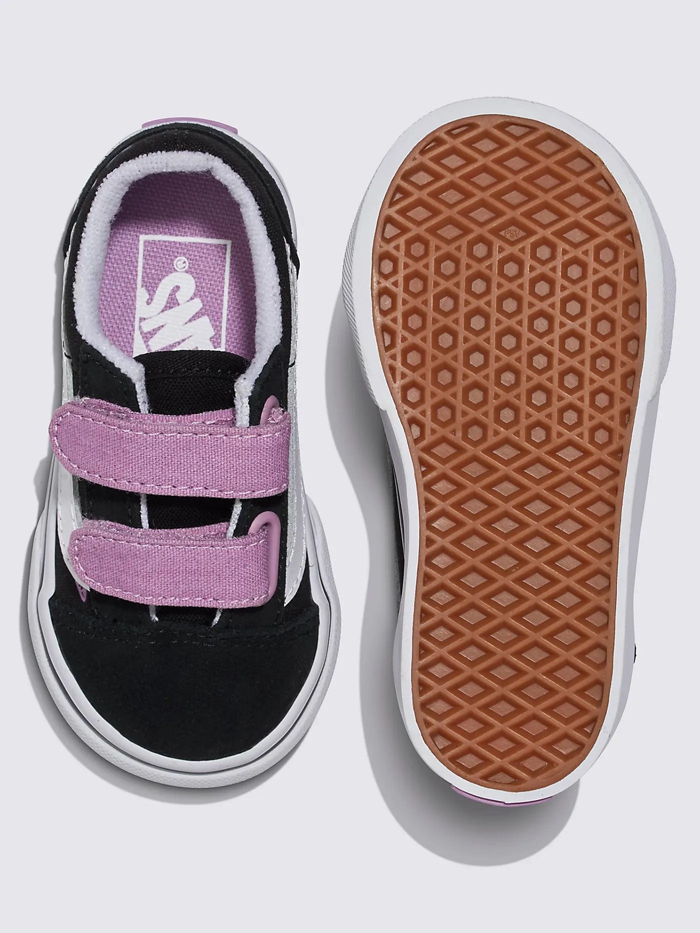 Old Skool V Butterfly Kisses Black/Multi (Little Kids)