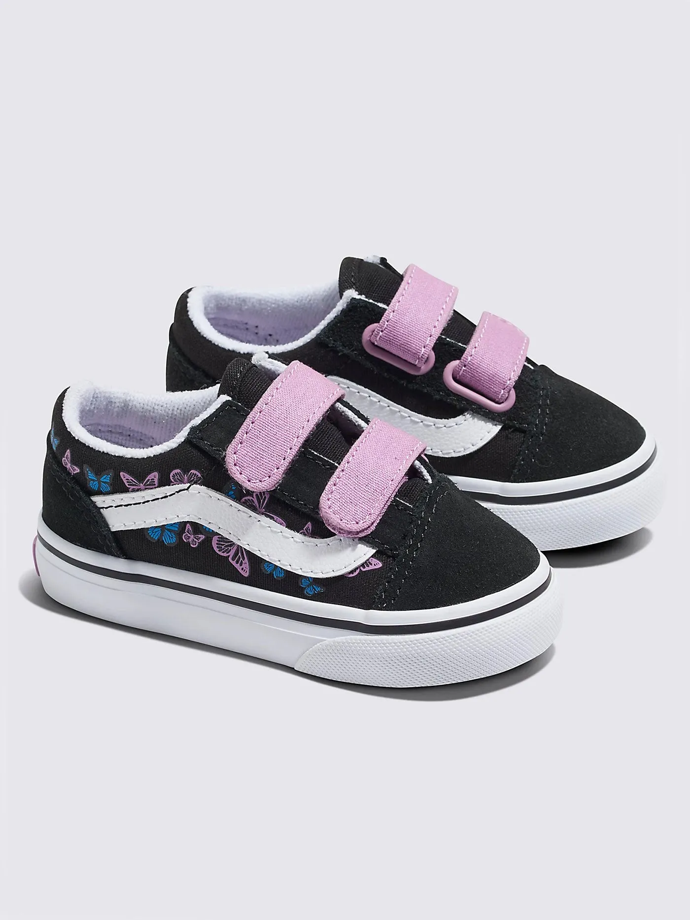 Old Skool V Butterfly Kisses Black/Multi (Little Kids)