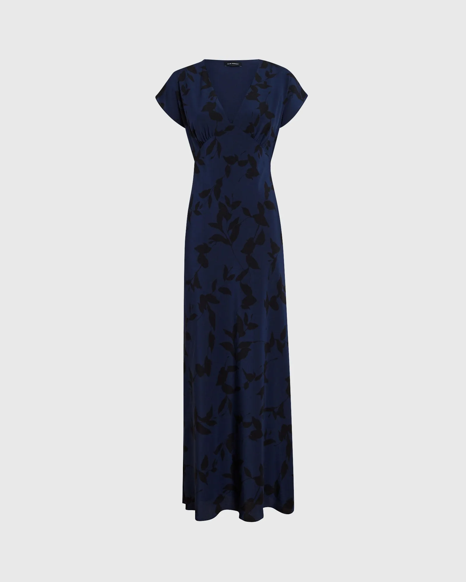 Printed Silk Maxi Dress