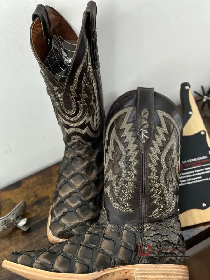 RANCHERS BIGBASS CARAMEL BLACK RISE WILD MEZCAL BOOT
