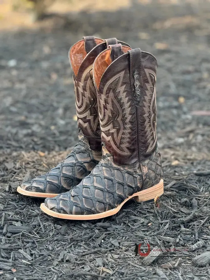 RANCHERS BIGBASS CARAMEL BLACK RISE WILD MEZCAL BOOT