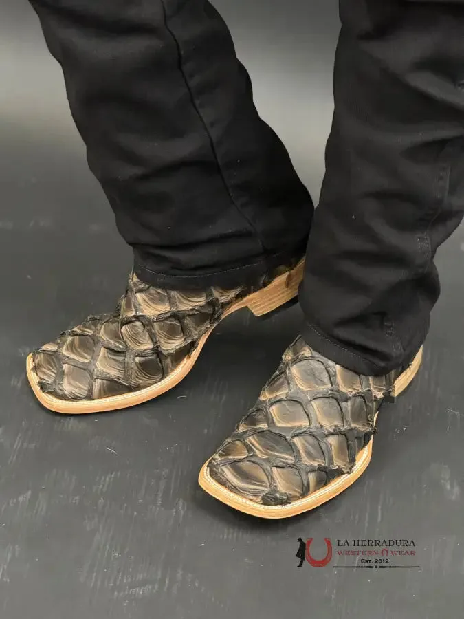 RANCHERS BIGBASS CARAMEL BLACK RISE WILD MEZCAL BOOT