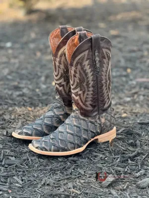RANCHERS BIGBASS CARAMEL BLACK RISE WILD MEZCAL BOOT