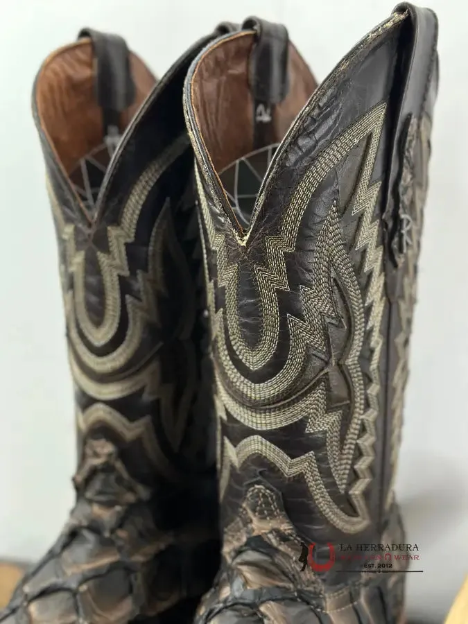 RANCHERS BIGBASS CARAMEL BLACK RISE WILD MEZCAL BOOT
