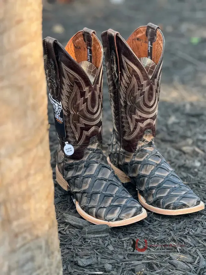 RANCHERS BIGBASS CARAMEL BLACK RISE WILD MEZCAL BOOT