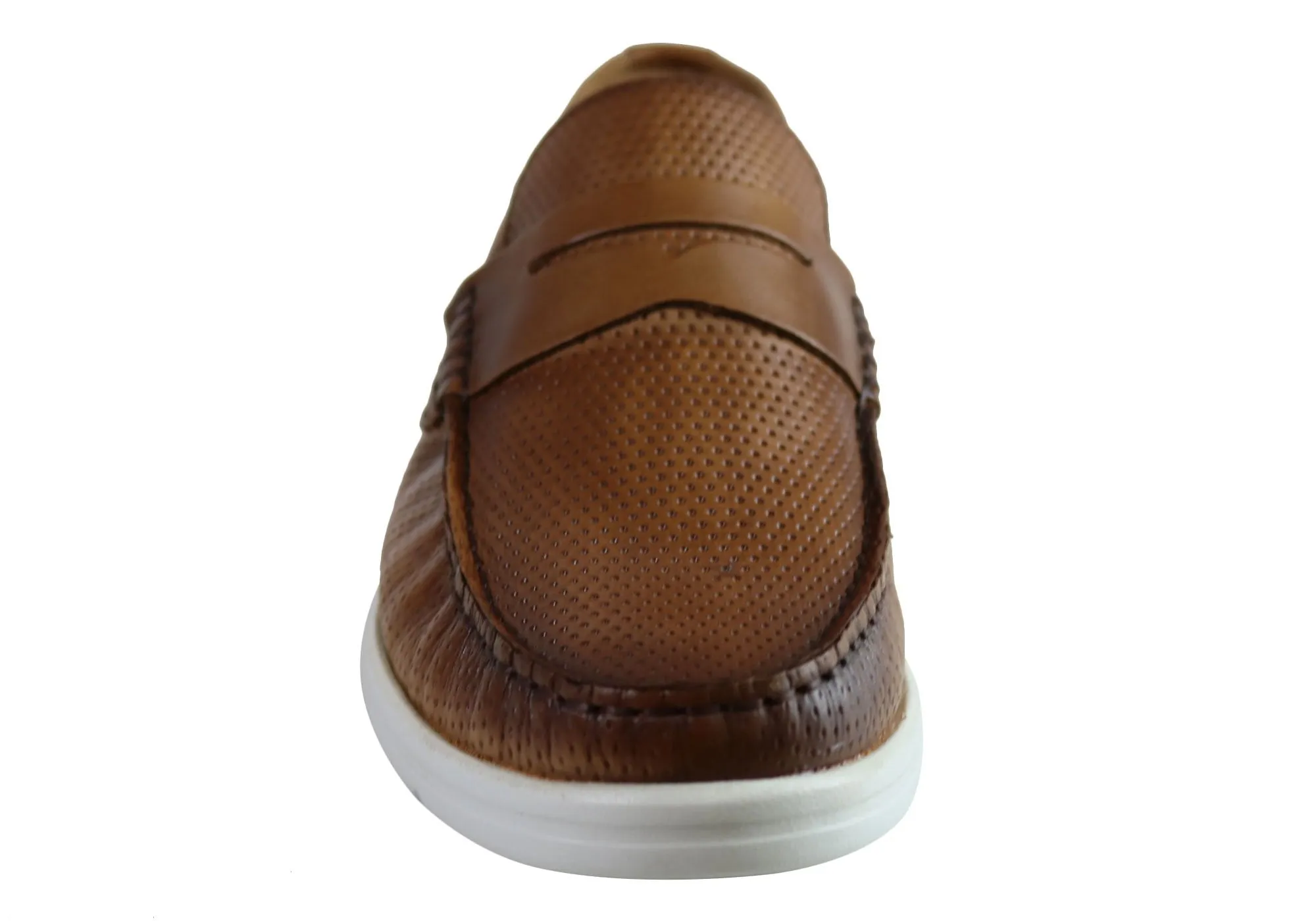 Savelli Nimble Mens Comfortable Cushioned Leather Casual Loafer Shoes