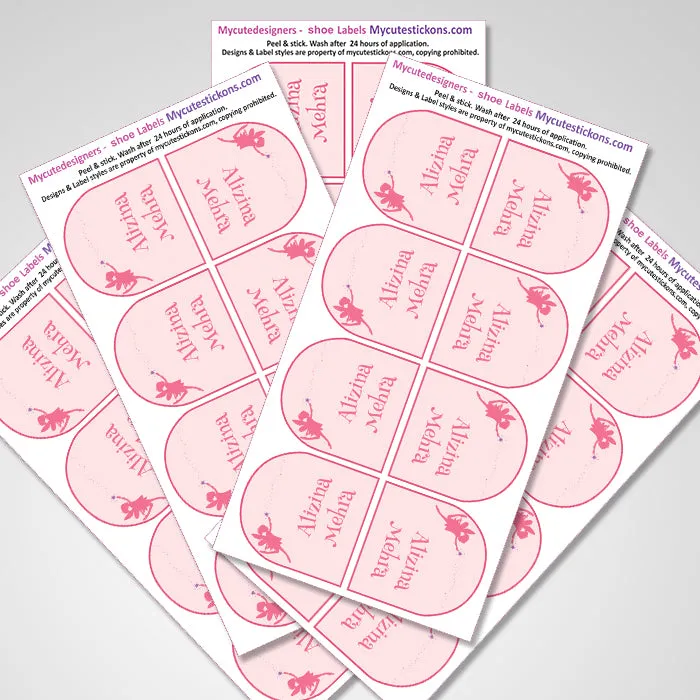 Shoe Labels Pack - Fairy -  12 Pairs