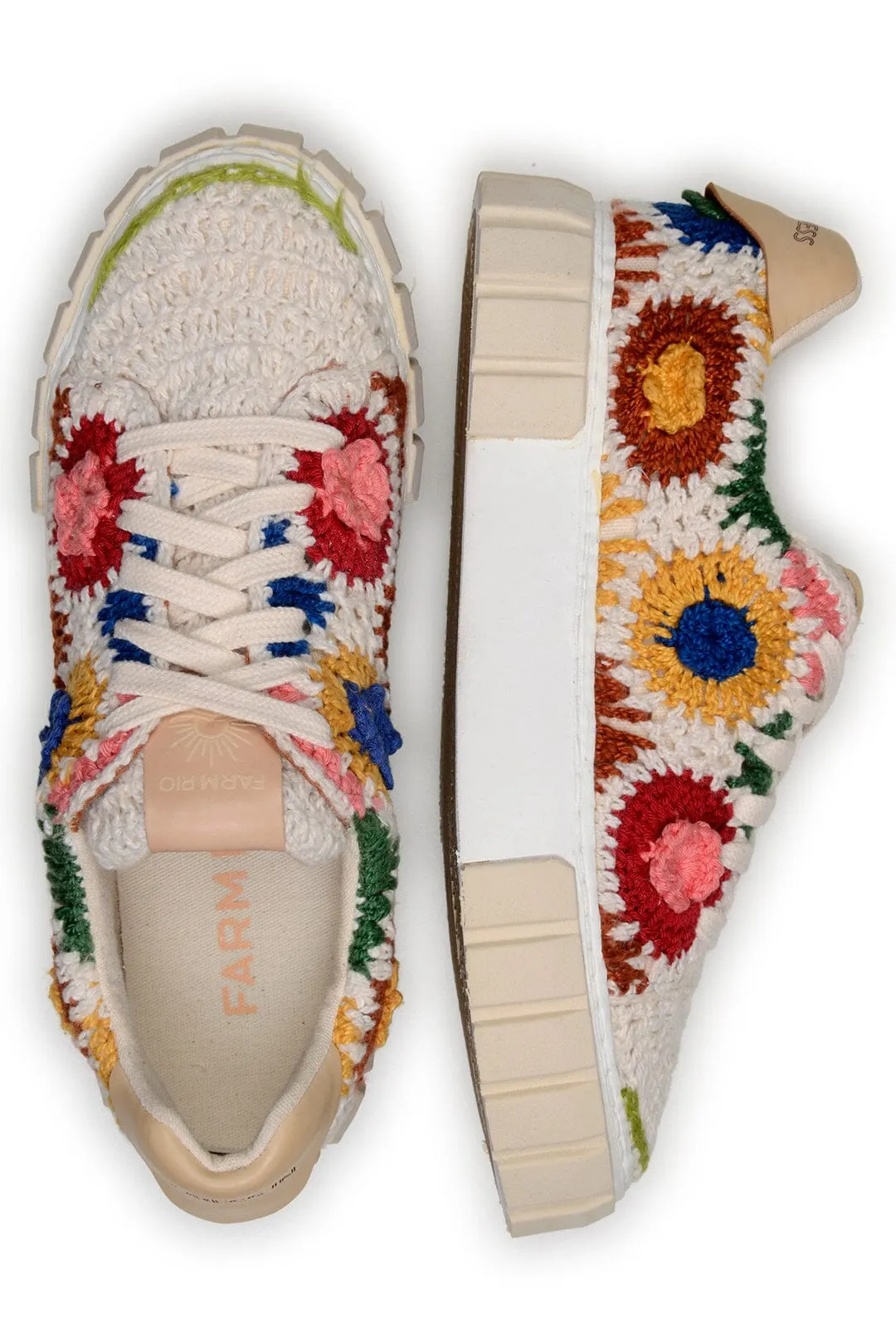 Sunset Crochet Flatform Sneaker