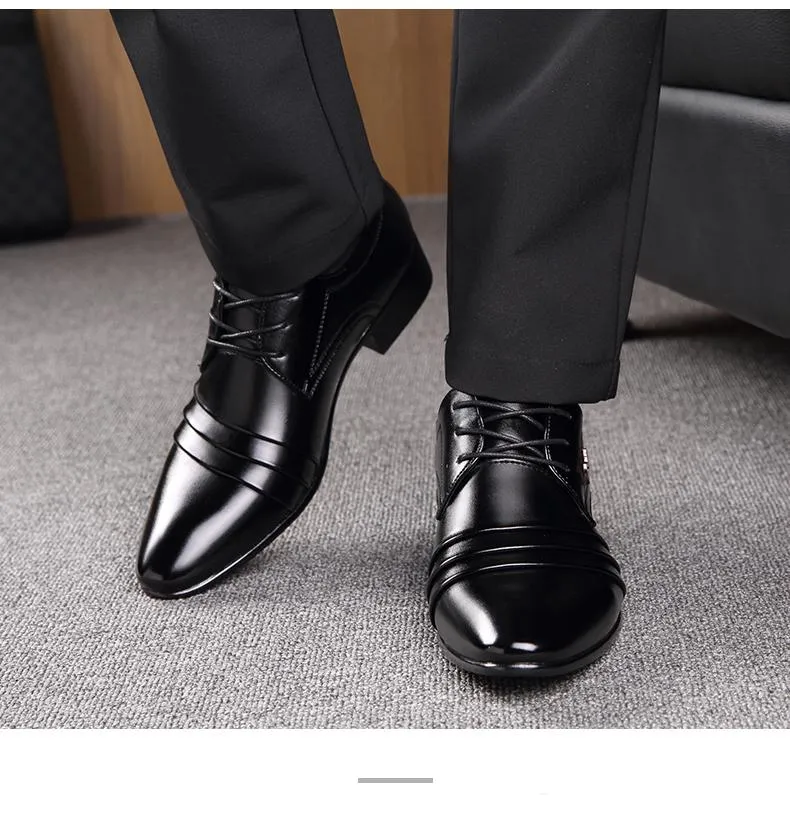 West Louis Fashion Lace-up Wedding Shoes